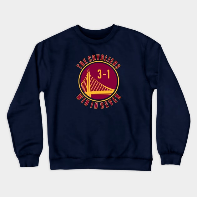 #CavsIn7 Crewneck Sweatshirt by NoobDesign15